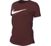 Nike W NK One SWSH HBR DF SS Top Dark Team Red