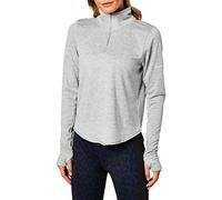 Nike W Nk Sphr Elmnt Top Hz Long Sleeved T-Shirt, Mujer, Particle Grey/Grey Fog/htr/(Reflective silv), M