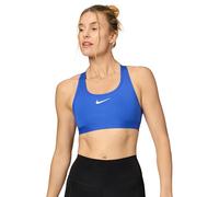 NIKE Sujetador deportivo 'Swoosh' azul real / blanco, Talla S