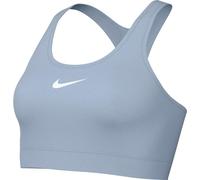 Nike - W Nk Swsh Med SPT Bra, Sostén Mujer, Lt Armory Blue/White, DX6821-440