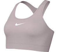 Nike - W Nk Swsh Med SPT Bra, Sostén Mujer, Platinum Violet/White, DX6821-019