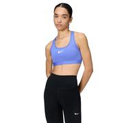 NIKE Sujetador deportivo Swoosh de sujeción media para mujer azul | L
