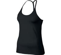 Nike W Nk Tank Slim Strappy Camiseta sin Mangas, Mujer, Negro (Black/Black), XL