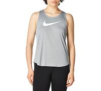 Nike W Nk Tank Swsh Run Tank Top, Mujer, Particle Grey/(White), M