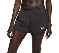 NIKE W Nk Tempo LX Short 3in Pantalones Cortos de Deporte, Mujer, Black/Anthracite/(Reflective silv), S