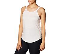 Nike W Nk Yoga Strappy Tank Tank Top, Mujer, Barely Rose/htr/(Plum Chalk), XS