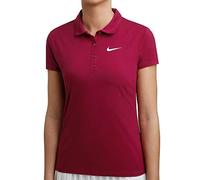 Nike W NKCT Polo SS Pure Camiseta, Mujer, Magenta (True Berry), M