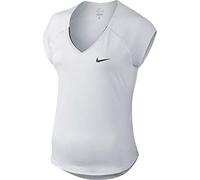 Nike W Nkct Top Pure T-Shirt, Mujer, White/Black, XS