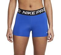 Nike - W NP 365 Short 3", Pantalones Cortos Mujer, Azul Negro Blanco Game Royal Black White, S