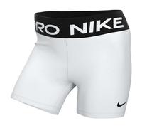 NIKE W NP 365 Short 3in Upper Thigh Length Tight, Blanco/Negro/Negro, L para Mujer
