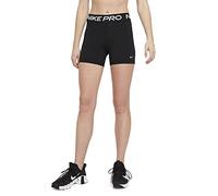 Nike W NP 365 Short 5in Pantalones Cortos, Black/(White), XL Mujer