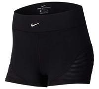Nike W NP Aeroadpt 3in Short Sport Shorts, Mujer, Black/Black/(Metallic Silver), XS