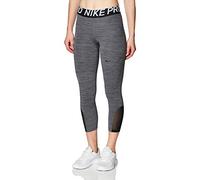 Nike W NP Crop Pantalones de Deporte, Mujer, Black/Htr/(Black), M