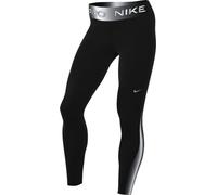 Nike W NP DF Mr 7/8 Tght Shine Pantalón, Negro/Plateado, Small para Mujer