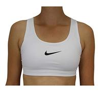 Nike W Np Pro Classic Swoosh Bra, Sujetador deportivo para Mujer, Blanco (White/Black), XL