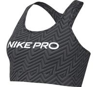 Nike W NP Swsh LGT SPT AOP Bra Sujetador, Gris/Blanco, Large Mujeres