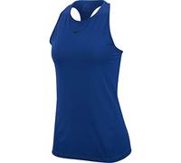 Nike W NP Tank All Over Mesh Camiseta sin Mangas, Mujer, Indigo Force/Black, XL