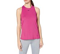 Nike W NP Tank All Over Mesh Camiseta sin Mangas, Mujer, Magic Flamingo/(White), 2XL