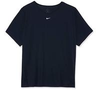 Nike W NP Top SS All Over Mesh Plus T-Shirt, Mujer, Black/(White), 1X