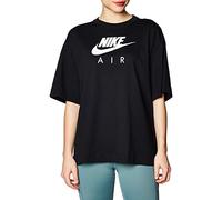 Nike W NSW Air Top SS BF Short Sleeve Top, Mujer, Black, S