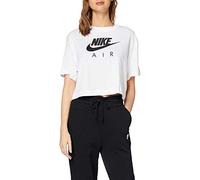 Nike W NSW Air Top SS T-Shirt, Mujer, White, XL