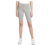 Nike W NSW ESSNTL Bike Short LBR MR Leggings, Womens, dk Grey Heather/(White), XL