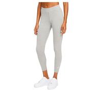 Nike W NSW ESSNTL LGGNG 7/8 LBR MR Leggings, Womens, dk Grey Heather/(White), S