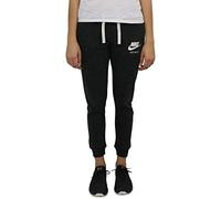 Nike W NSW Gym VNTG Pant Sport Trousers, Mujer, Black/Sail, 2XL