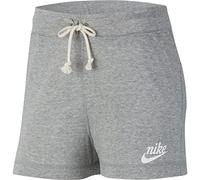 Nike W NSW Gym VNTG Short Sport Shorts, Mujer, dk Grey Heather/(Sail), L