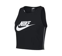 Nike W NSW HRTG Tank Camiseta sin Mangas, Mujer, Black/White/White, XS