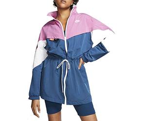 Nike W Nsw Icn Clsh Track Jkt Wvn - Chaqueta deportiva para mujer, Mujer, Chaqueta deportiva, CJ2046, fucsia, L