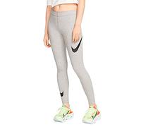 Nike W NSW Legasee Lggng Swoosh Sport Trousers, Mujer, dk Grey Heather/(Black), 2XL