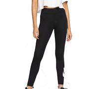 Nike W NSW Legasee Lgng HW Futura Sport Trousers, Mujer, Black/White, S