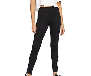Nike W NSW Legasee Lgng HW Futura Sport Trousers, Mujer, Black/White, XL