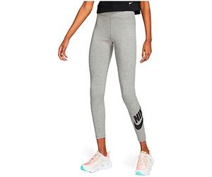 Nike W NSW Legasee Lgng HW Futura Sport Trousers, Mujer, dk Grey Heather/(Black), L