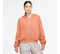 NIKE W NSW Nk Chll Ft FZ HDY Chaqueta, Ágata Albaricoque/Htr/Sail, L para Mujer