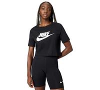Sportswear Essential Crop Camiseta De Manga Corta Mujeres , color:negro , talla:S Nike