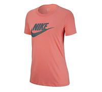 Nike W NSW tee Essntl Icon Futura T-Shirt, Mujer, Pink Quartz, 2XL