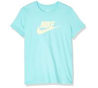 Nike W NSW tee ESSNTL Icon Futura T-Shirt, Mujer, Tropical Twist/Luminous Green, 2XL