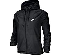 Nike W NSW WR Jkt Chaqueta de Deporte, Mujer, Black/Black/(White), 2XL