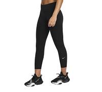 Nike W One Tight MR Crop 2.0 Leggings, Black/(White), XS Womens