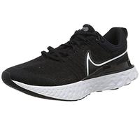 Nike W React Infinity Run FK 2, Zapatillas para Correr Mujer, Black White Iron Grey, 36 EU