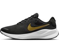 Nike W Revolution 7, Bajo Mujer, Black/Metallic Gold-White-Dk Smoke Grey, 44 EU