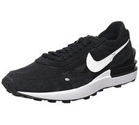 NIKE Waffle One, Sneaker Mujer, Black White Orange, 38 EU