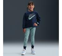 Nike Wild Warmth Conjunto de leggings y parte de arriba con cuello redondo - Niño/a pequeño/a - Verde 5