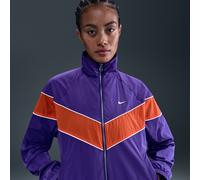 Nike Windrunner Chaqueta de tejido Woven y ajuste holgado con cremallera completa y protección UV - Mujer - Morado XS (EU 32-34)