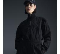 Nike Windrunner Chaqueta de tejido Woven y ajuste holgado con cremallera completa y protección UV - Mujer - Negro M (EU 40-42)