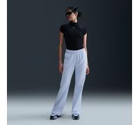 Nike Windrunner Pantalón entallado de tejido Knit y talle medio - Mujer - Azul XXL (EU 52-54)