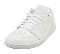 NIKE Wmns Air Jordan 1 Low, Sneaker Mujer, White/White-White, 42 EU