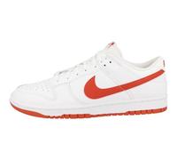Nike Wmns Air Jordan 1 Mid - Tenis de Baloncesto para Mujer, Blanco Picante Rojo, 44.5 EU